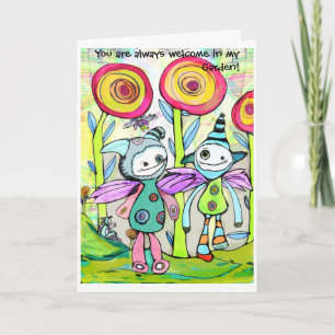Carte Friends in a Pixie Garden
