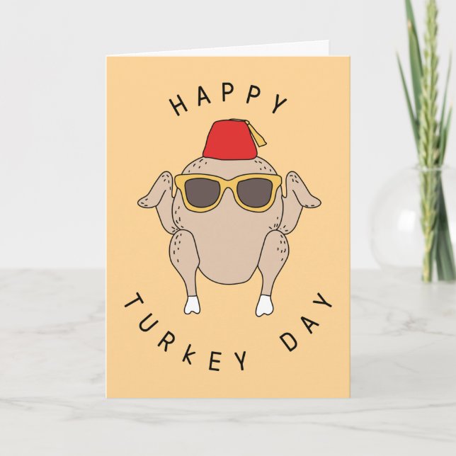 Carte FRIENDS™| Joyeuse fête de la Turquie (Devant)