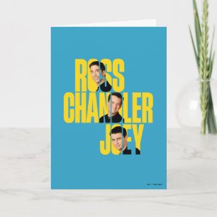 Carte FRIENDS™ Ross, Chandler et Joey