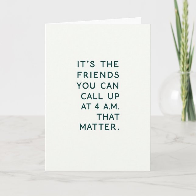 Carte Friends That Truly Matter Card (Devant)