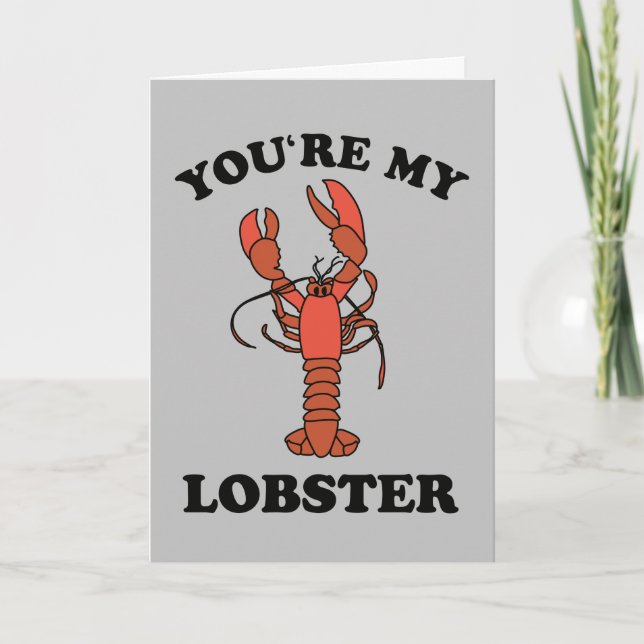 Carte FRIENDS™| Tu es mon homard (Devant)