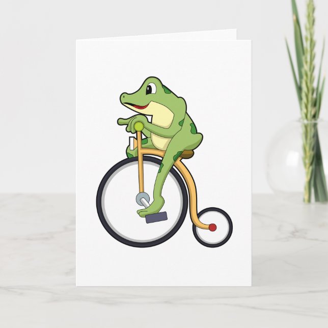 Carte Frog at Circus with Bicycle.PNG (Devant)