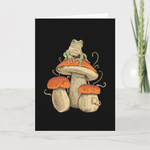 Carte Frog On Mushroom