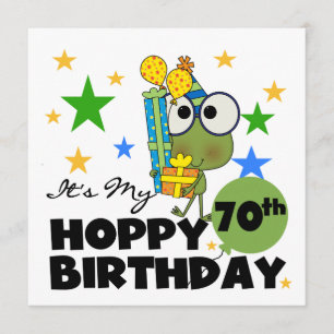 Carte Froggie Hoppy 70e anniversaire