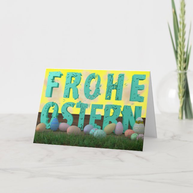 Carte Frohe Ostern (Devant)