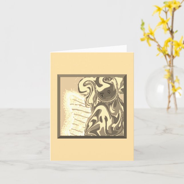 Carte From the Tooth Fairy Note Card (Fleur jaune)