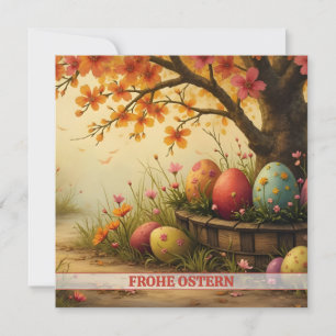 Carte Frühlingsblütenzauber mit Ostéréierpracht