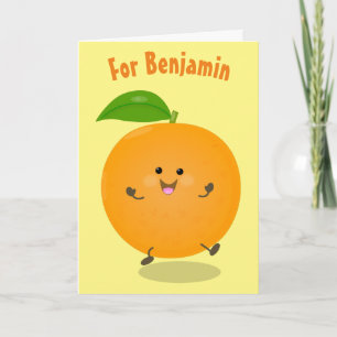 Carte Fruit d'agrumes d'oranges en douce