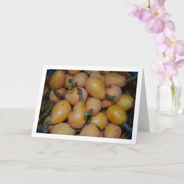 Carte Fruit Loquat (Orchidée)