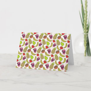 Carte Fruit motif transparent   motif de surface de frui