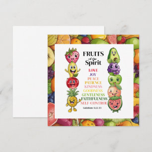 Carte Fruits de l'Esprit