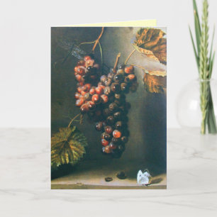 Carte FRUITS DE SAISON -PROSPÉRITÉ jaune vert