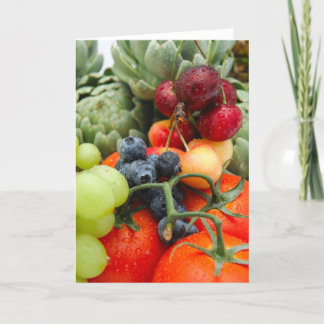 Carte Fruits et légumes