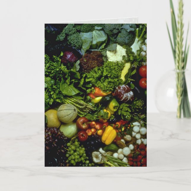 Carte Fruits et légumes (Devant)