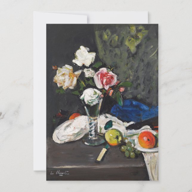 Carte Fruits et Roses à vie morte | George Leslie Hunter (Devant)