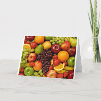 Carte frutas et fruits