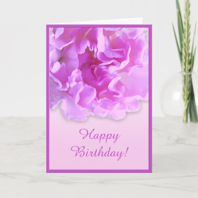 Carte Fuchsia Carnation (Devant)