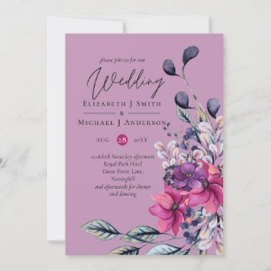 Carte Fuchsia Dreams coordonne Sage and Deep Pink