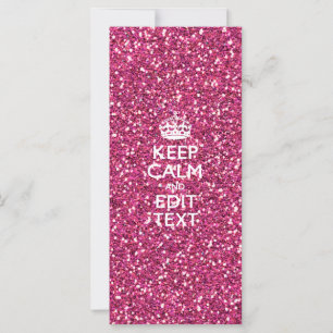 Carte Fuchsia Rose Conserver Le Calme Avoir Votre Texte