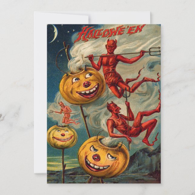 Carte Fumée à lanterne Jack O'Flying Devils (Devant)