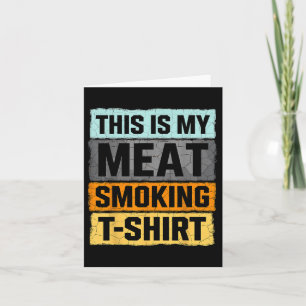 Carte Fumeur Bbq C'Est Ma Viande Fumer