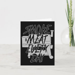 Carte Fumeur De Pellet Funny Bbq Grill Cadeau Pour Viand