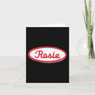Carte Fun Cute Rosie le Riveter Costume féministe