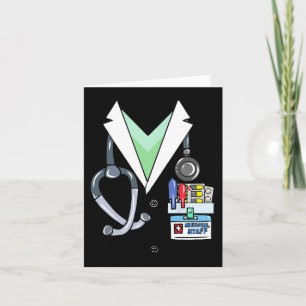 Carte Fun Doctor White Lab Coat Costume Halloween Docteu