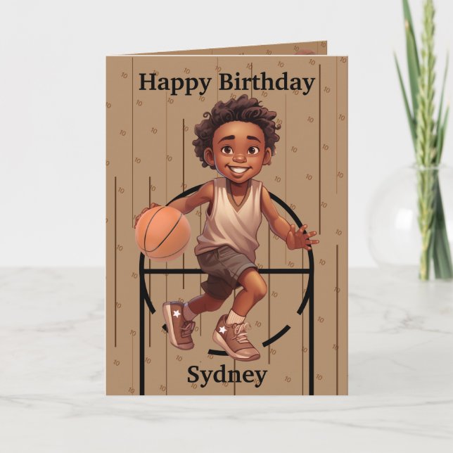 Carte Fun Ethnic Boys Secret Message Joyeux anniversaire (Devant)