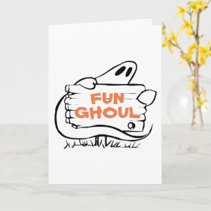 Carte Fun Ghoul Funny Italien Ghost Halloween Salutation