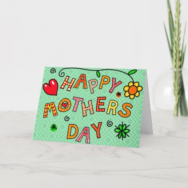 Carte Fun Happy Mother's Day Card (Devant)
