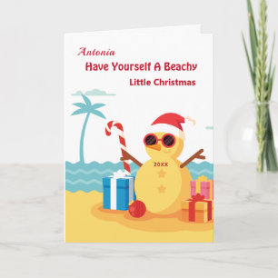 Carte Fun Humour Père Noël Personnaliser