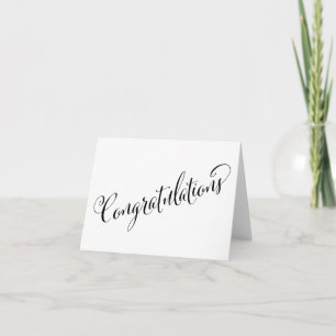 Carte Fun Lettering Festive Félicitations