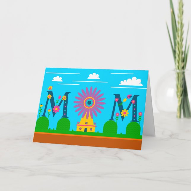 Carte Fun Maman Fête de la Mère (Devant)