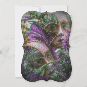 Carte Fun mascarade