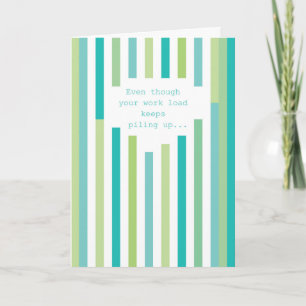 Carte Fun Stripes Professionnels d'administration Jour