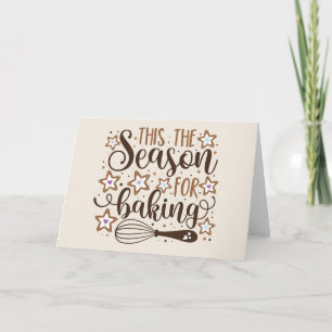 Carte Fun 'Tis Season for Baking Design