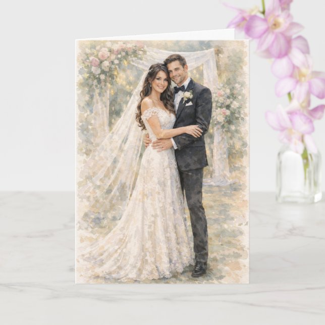 Carte Fun Wedding Prayer Inspired by Ezekiel 25:17 (Orchidée)