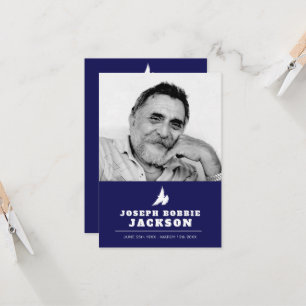 Carte Funérailles laissez-moi aller la prière de colombe