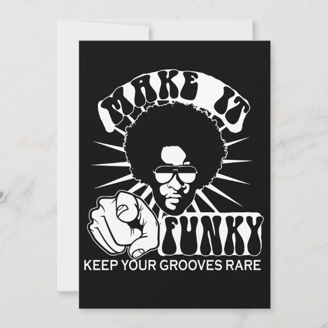 Carte Funk Soul Jazz Funky 70's Rare Groove Fusion Dance (Devant)