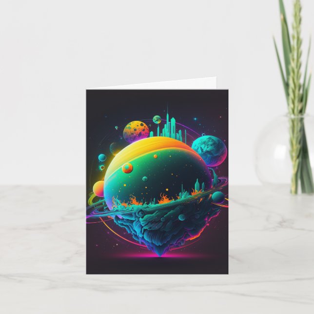 Carte Funky Galaxy (Devant)