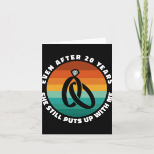 Carte Funny 20 ans Anniversaire Elle 20e Anniversaire Co