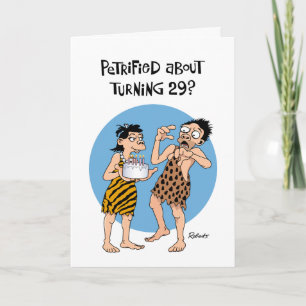 Carte Funny 29e anniversaire
