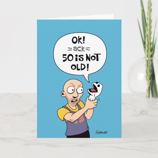 Carte Funny 50e anniversaire (Devant)