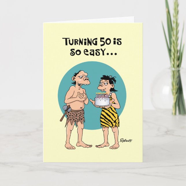 Carte Funny 50e anniversaire (Devant)