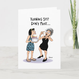 Carte Funny 50e anniversaire
