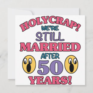 Carte Funny 50e anniversaire