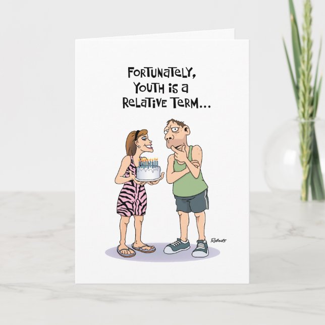 Carte Funny 50e anniversaire (Devant)
