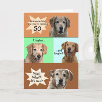 Funny 50th Birthday Card