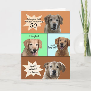 Carte Funny 50th Birthday Card